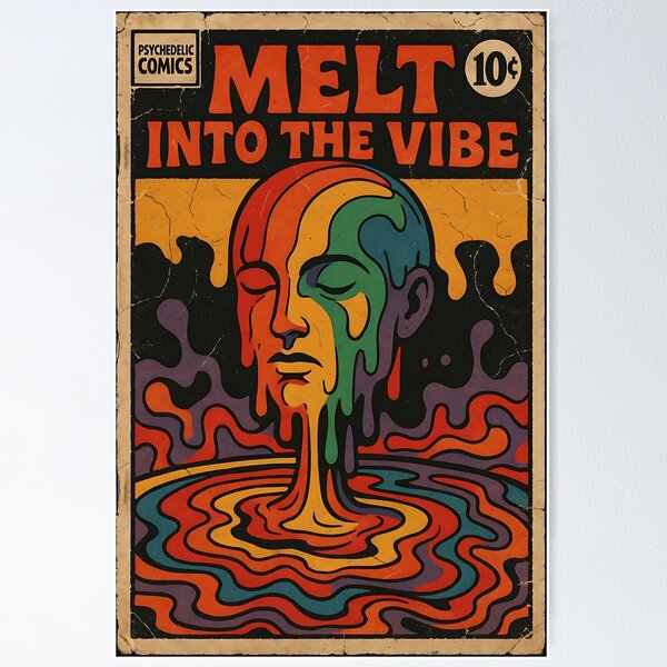 Item preview, Groovy Psychedelic: Melt into the vibe designed and sold by bapupa.