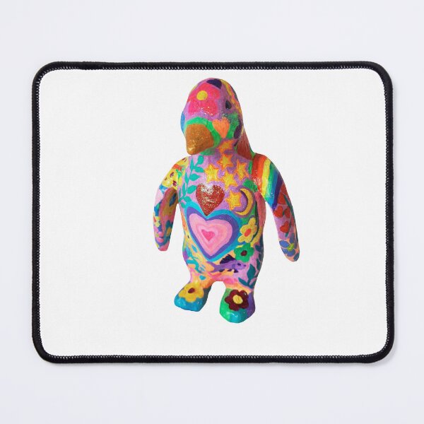 Item preview, Psychedelic Penguin Folk Art – Colorful Boho Animal Design designed and sold by Vividality.