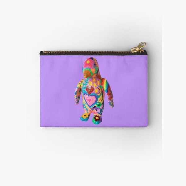 Item preview, Psychedelic Penguin Folk Art – Colorful Boho Animal Design designed and sold by Vividality.