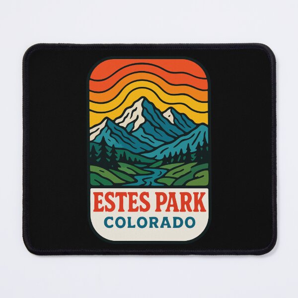 Item preview, Estes Park Colorado Retro Trippy Travel designed and sold by TomFrontierArt.