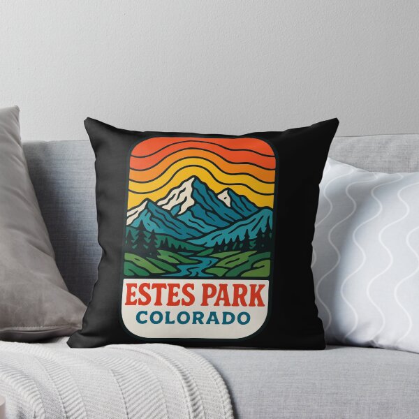Item preview, Estes Park Colorado Retro Trippy Travel designed and sold by TomFrontierArt.
