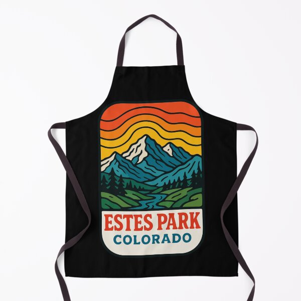 Item preview, Estes Park Colorado Retro Trippy Travel designed and sold by TomFrontierArt.