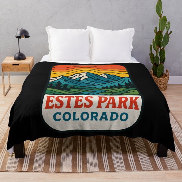 Item preview, Estes Park Colorado Retro Trippy Travel designed and sold by TomFrontierArt.