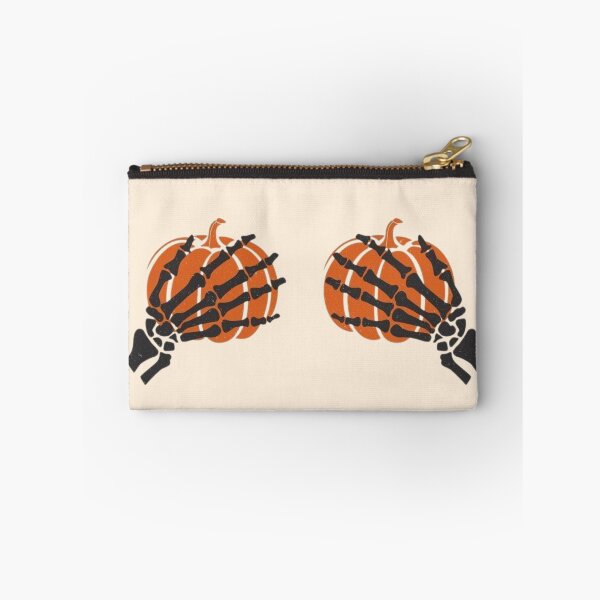 Item preview, Pumpkin Skeleton Hands Spooky Aesthetic designed and sold by Oniyasha.