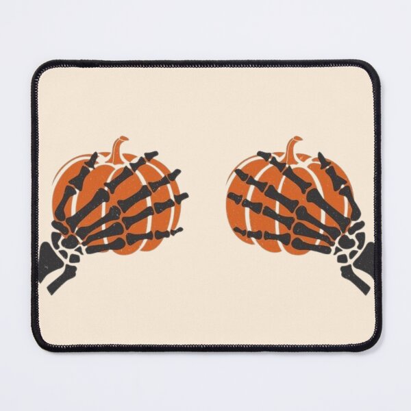 Item preview, Pumpkin Skeleton Hands Spooky Aesthetic designed and sold by Oniyasha.
