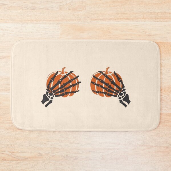 Item preview, Pumpkin Skeleton Hands Spooky Aesthetic designed and sold by Oniyasha.