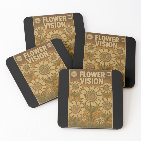 Item preview, Retro Psychedelic: Flower Vision designed and sold by bapupa.