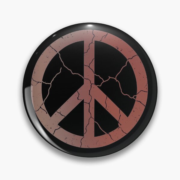 Item preview, FRACTURED PEACE SIGN. CAN THERE EVER BE PEACE? designed and sold by NomadicNatureCo.