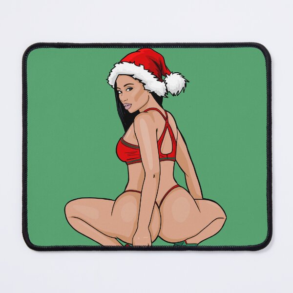 Artikelvorschau, Nicki Minaj – Hoe Hoe Hoe Frohe Weihnachtskarte entworfen und verkauft von PopShopDesignFR.