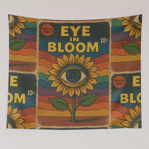 Item preview, Surreal Psychedelic: Eye in bloom designed and sold by bapupa.