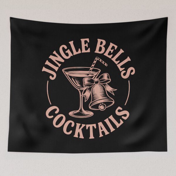 Item preview, Christmas Cocktails Lovers Joke designed and sold by LunaCrazeArt.