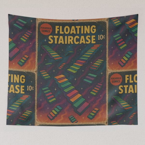 Item preview, Surreal Psychedelic: Floating Staircase designed and sold by bapupa.