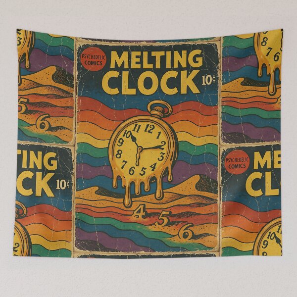 Item preview, Surreal Psychedelic: Melting Clock designed and sold by bapupa.