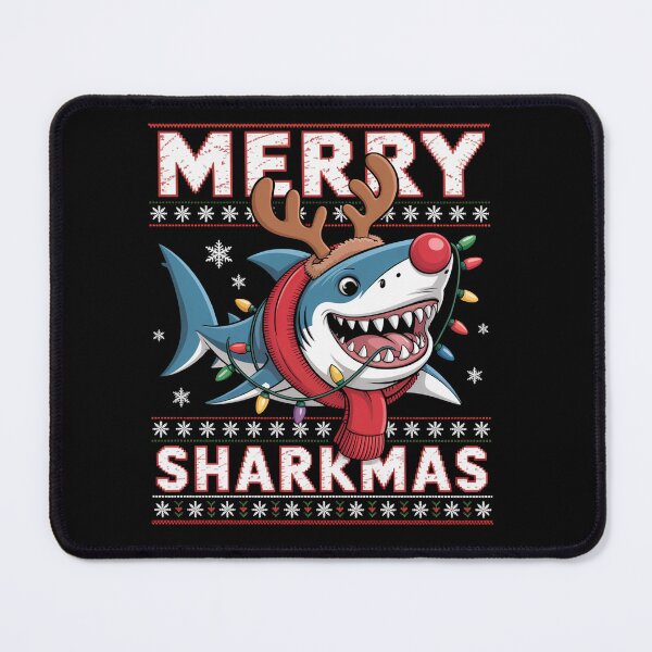 Item preview, Sharkmas Shark Christmas designed and sold by SlogariArt.