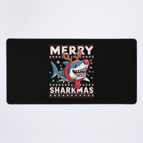 Item preview, Sharkmas Shark Christmas designed and sold by SlogariArt.