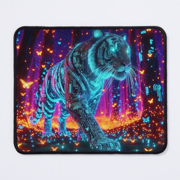 Item preview, Neon Tiger of the Future designed and sold by DreamArt Creations.