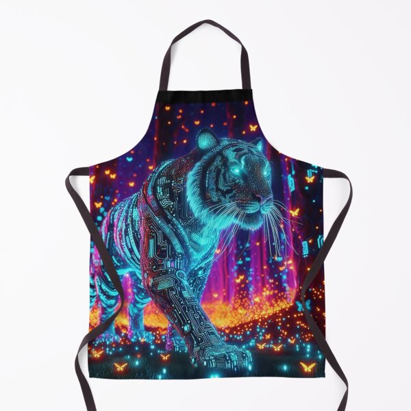 Item preview, Neon Tiger of the Future designed and sold by DreamArt Creations.