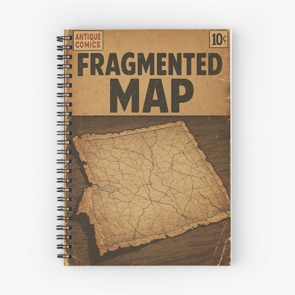 Item preview, Antique Ephemera: Fragmented Map designed and sold by bapupa.