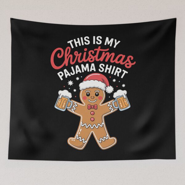 Item preview, Christmas Drinking Beer Gingerbread designed and sold by LunaCrazeArt.