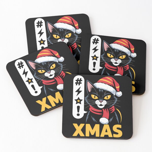 Item preview, Christmas Funny Cute Cat Pun Meme designed and sold by LunaCrazeArt.