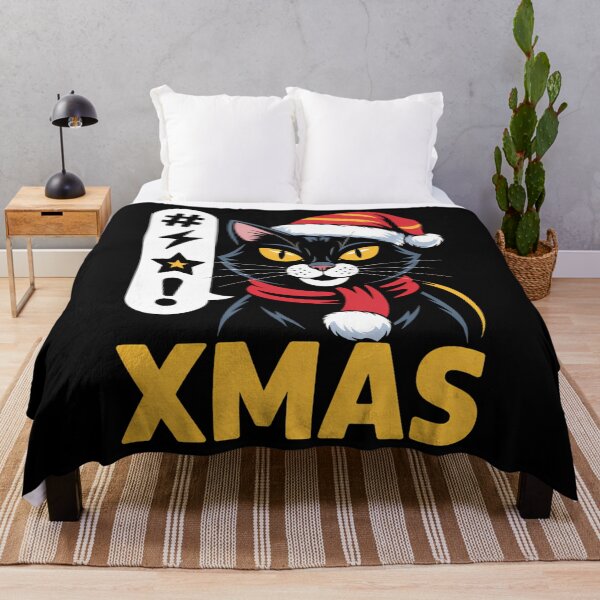Item preview, Christmas Funny Cute Cat Pun Meme designed and sold by LunaCrazeArt.
