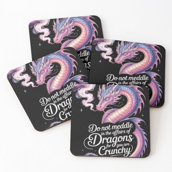 Item preview, Do Not Meddle in the Affairs of Dragons – Funny Fantasy Dragon Quote Design designed and sold by Tomasz  Siennicki.