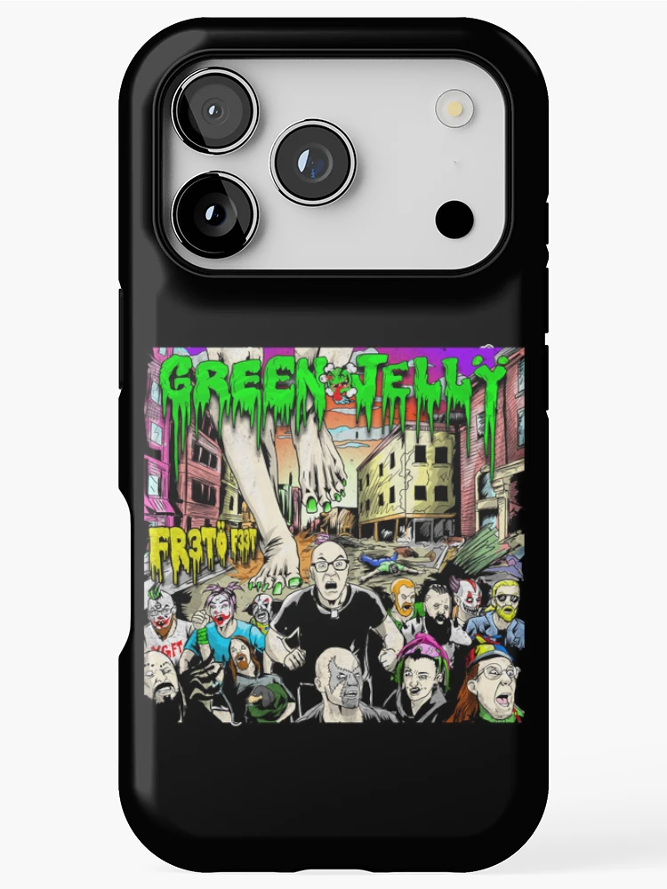 Thumbnail 1 of 4, iPhone Case, Green Jello Band designed and sold by BrodieBouges.