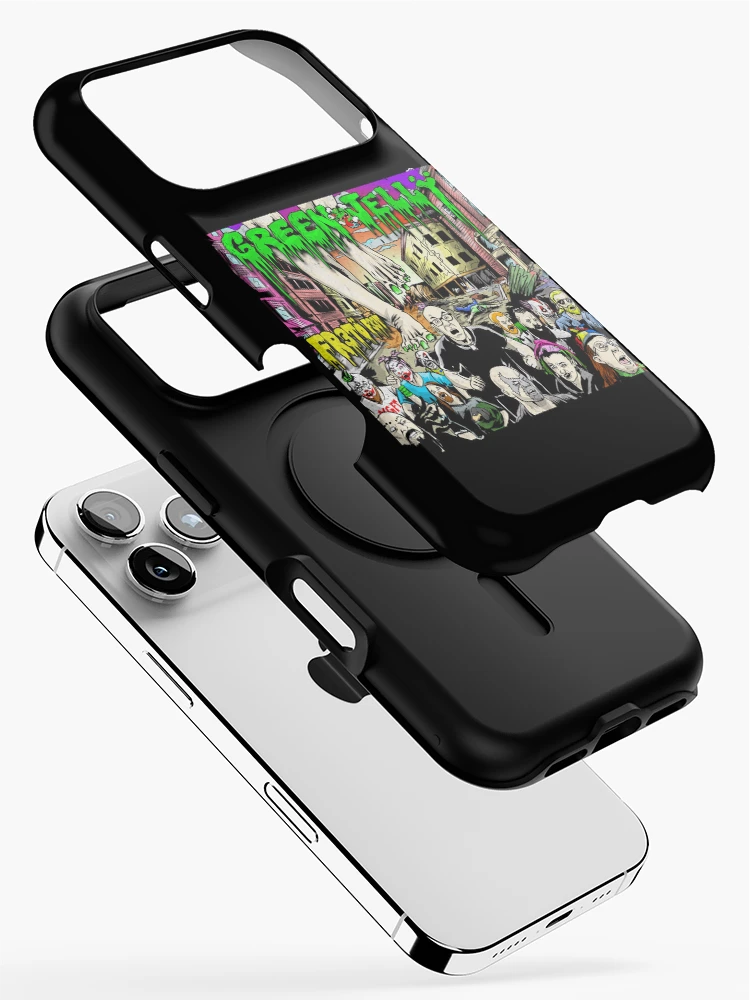Thumbnail 2 of 4, iPhone Case, Green Jello Band designed and sold by BrodieBouges.