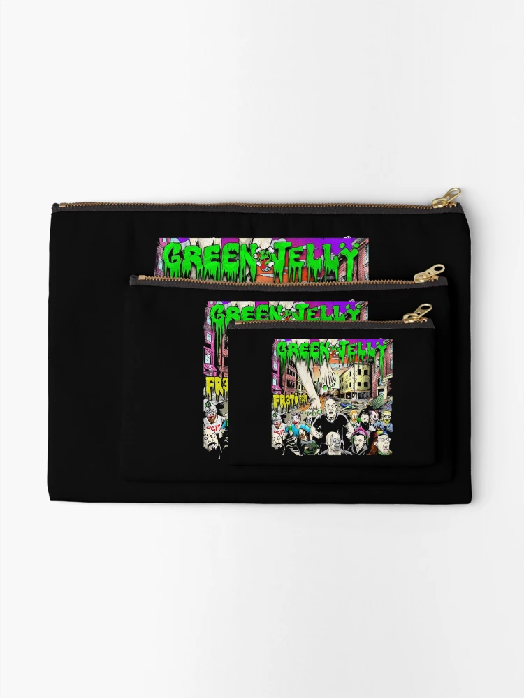 Thumbnail 2 of 4, Zipper Pouch, Green Jello  Band designed and sold by BrodieBouges.