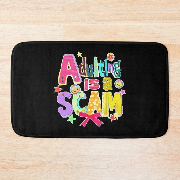 Item preview, Adulting Is a Scam designed and sold by sapnaela.