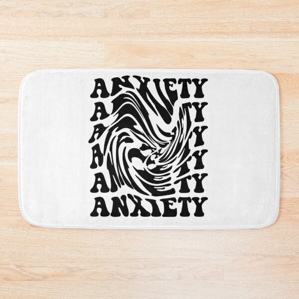 Item preview, Anxiety Spiral Psychedelic Typography designed and sold by Oniyasha.