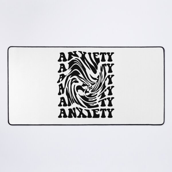Item preview, Anxiety Spiral Psychedelic Typography designed and sold by Oniyasha.
