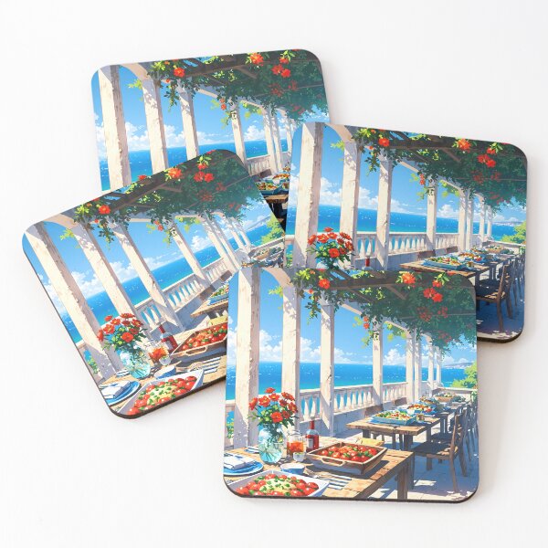 Item preview, Mediterranean Feast on a Greek Terrace designed and sold by HikariMoments.