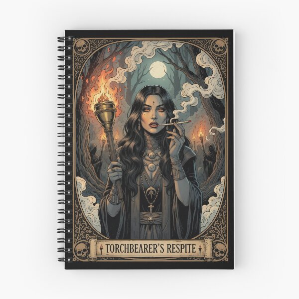 Item preview, Torchbearer's Respite – Gothic Witch in Moonlit Ritual. designed and sold by Spark2Seduction.