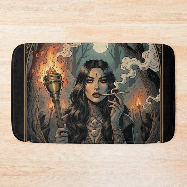 Item preview, Torchbearer's Respite – Gothic Witch in Moonlit Ritual. designed and sold by Spark2Seduction.