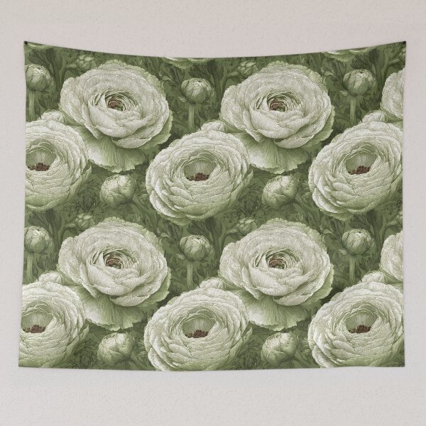 Item preview, Trendy Elegant Ranunculus Illustration For Outdoor Party designed and sold by RoyalStarsPatts.