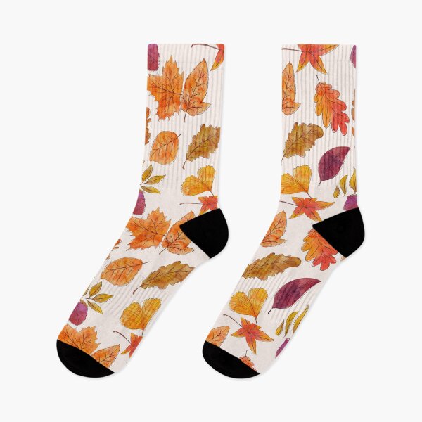 Artikelvorschau, Aquarell Herbstblätter Botanische Herbstkollektion entworfen und verkauft von Soujji-Designs.