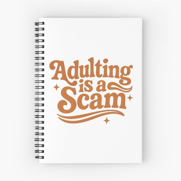 Item preview, Adulting Is a Scam - Funny Sarcastic designed and sold by sapnaela.