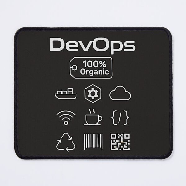 Item preview, DevOps — 100% Organic | Tech Parody  designed and sold by Glam-Spot.