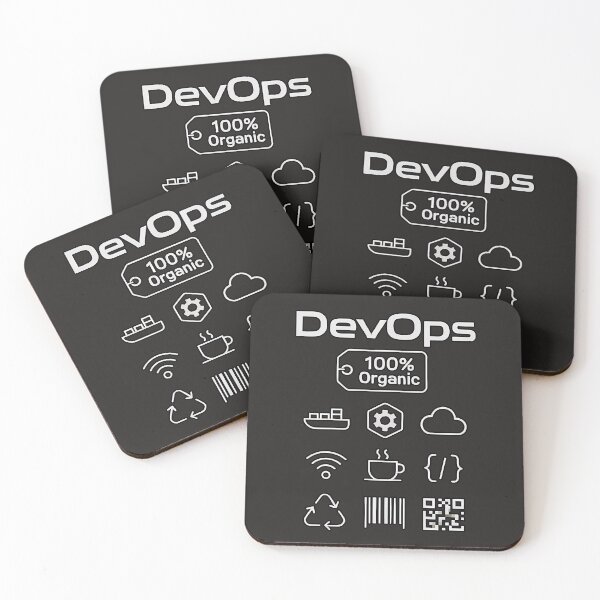 Item preview, DevOps — 100% Organic | Tech Parody  designed and sold by Glam-Spot.