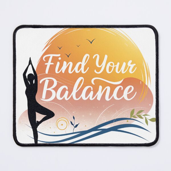 Item preview, Find Your Balance Yoga designed and sold by Erik Visnievskij.