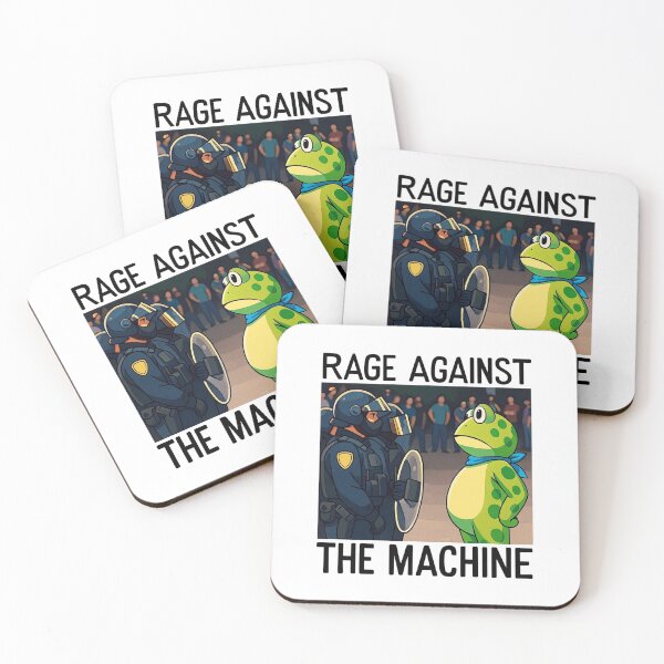 Item preview, Rage Against The Machine Frog — Funny Protest Cartoon Graphic designed and sold by Colorful-Garden.