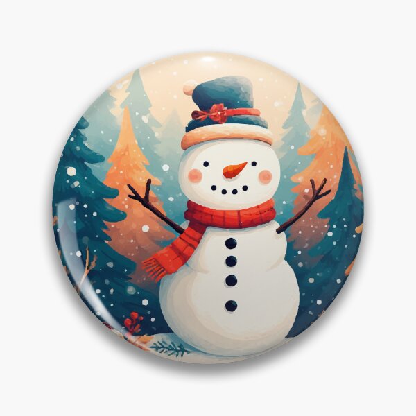 Item preview, Christmas Cute Snowman on the Forest designed and sold by Maioriz.