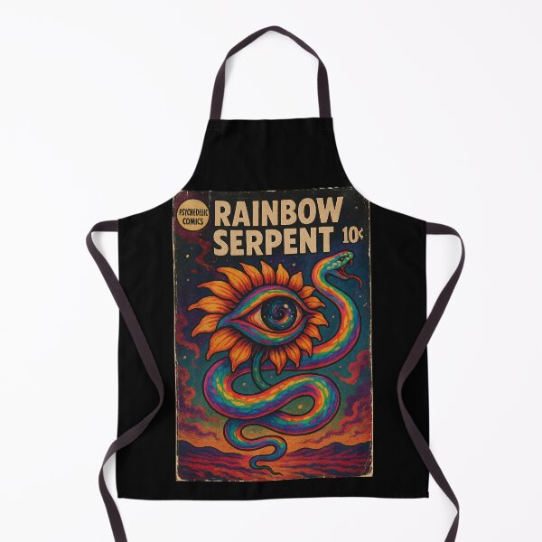 Item preview, Trippy Psychedelic: Rainbow Serpent designed and sold by bapupa.