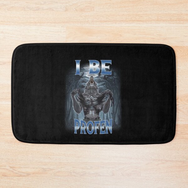 Item preview, Cringe Alpha Wolf I Be Profen Ibuprofen Meme designed and sold by elderberry.