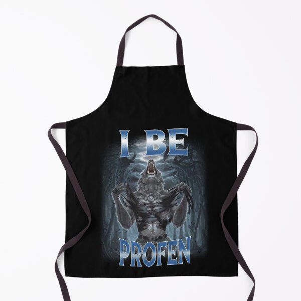 Item preview, Cringe Alpha Wolf I Be Profen Ibuprofen Meme designed and sold by elderberry.