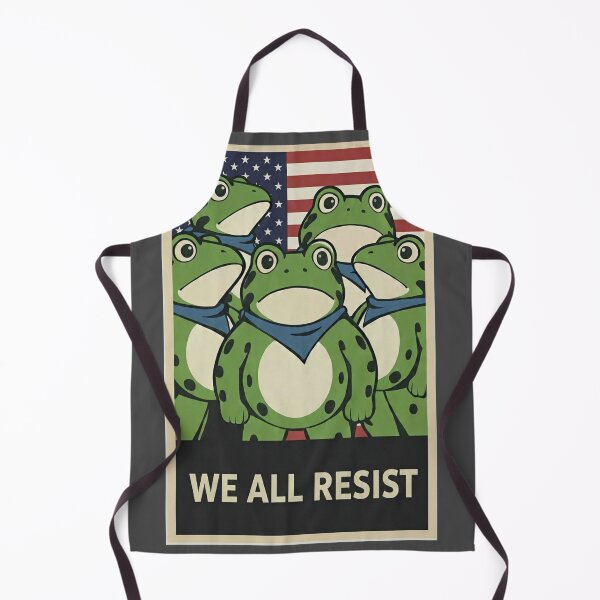 Item preview, We All Resist: Portland Frogs designed and sold by Smilebigfortheworld.