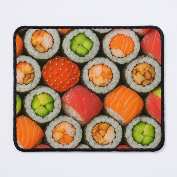 Item preview, 3D Colorful Sushi Roll All-Over Print designed and sold by getpressedshirt.