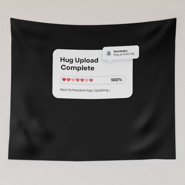 Item preview, Scheduled Hug Upload Reminder Funny Heart Meter designed and sold by elderberry.
