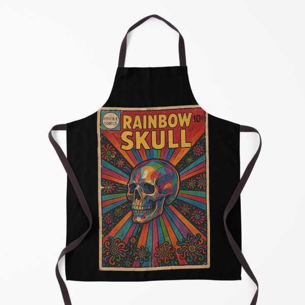 Item preview, Vivid Psychedelic: Rainbow Skull designed and sold by bapupa.